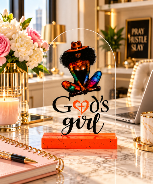 God's Girl | Faith & Empowerment Desk Decor  Copy