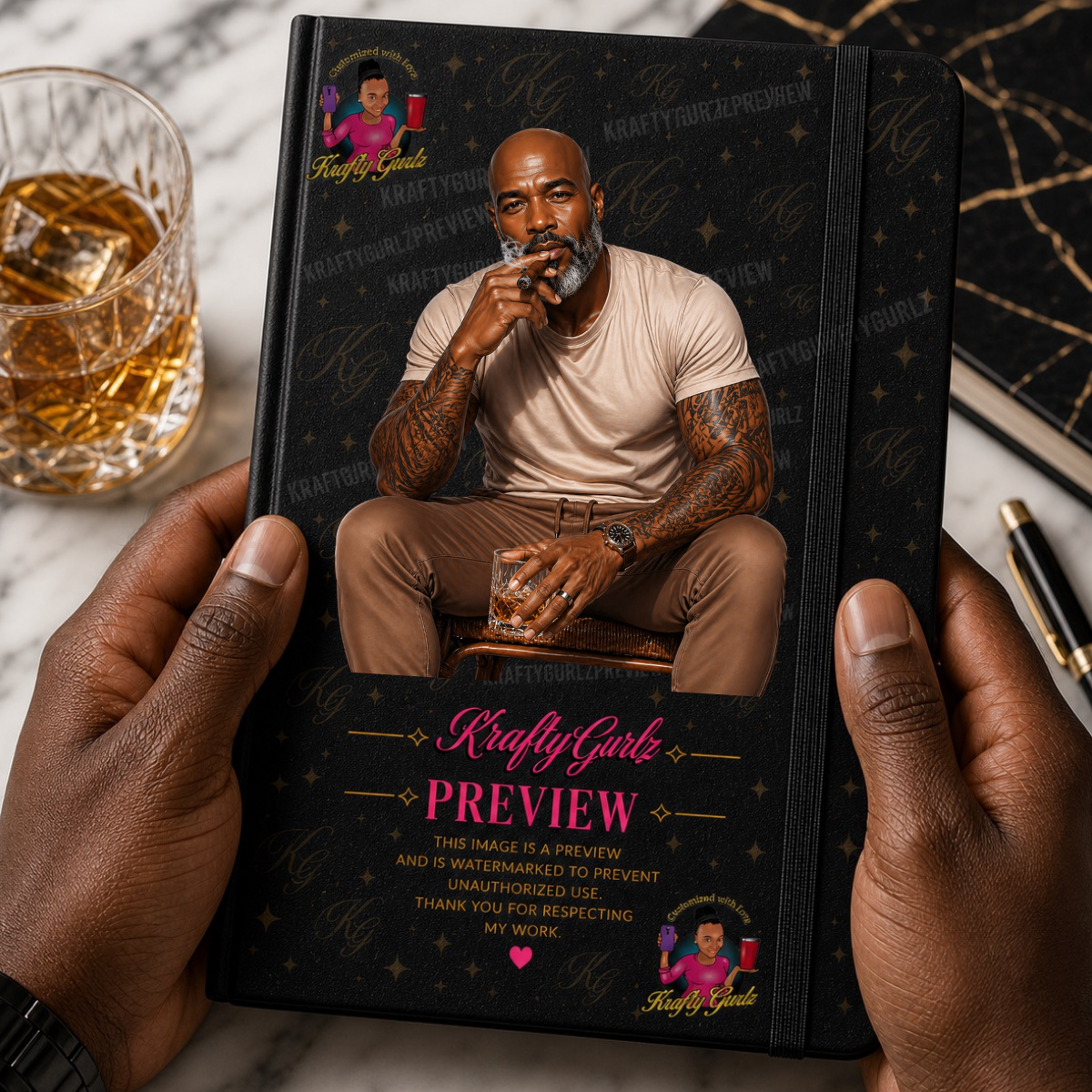 Cocoa Brown | His Energy Collection – UVDTF Transfer #02