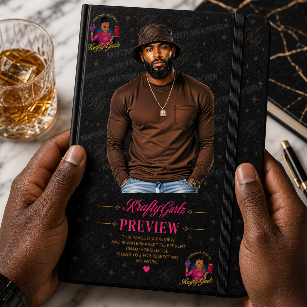 Cocoa Brown | His Energy Collection – UVDTF Transfer #12