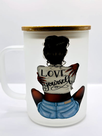 "Love Yourself" Matte Glass Mug